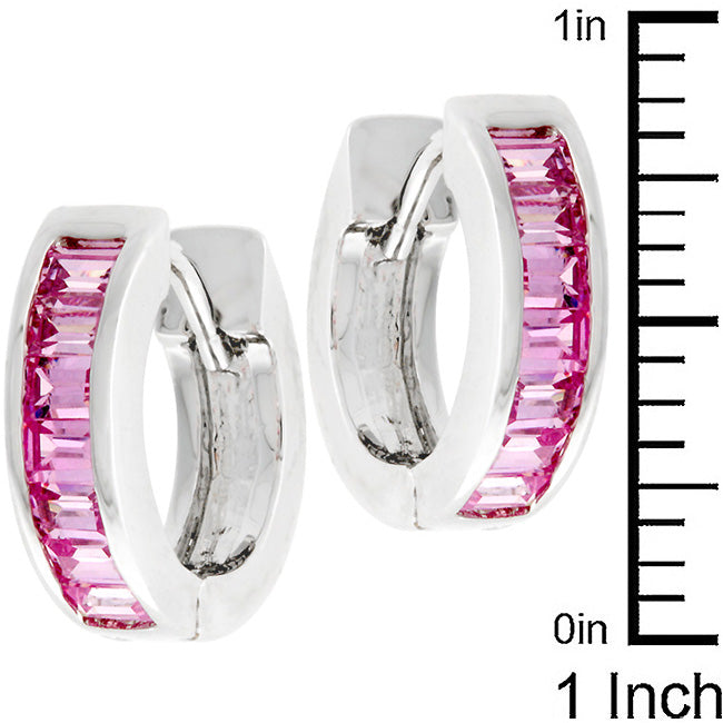 Timeless Edge Classic Series Pink Circlet Earrings - Friggin Jewelry Fashion