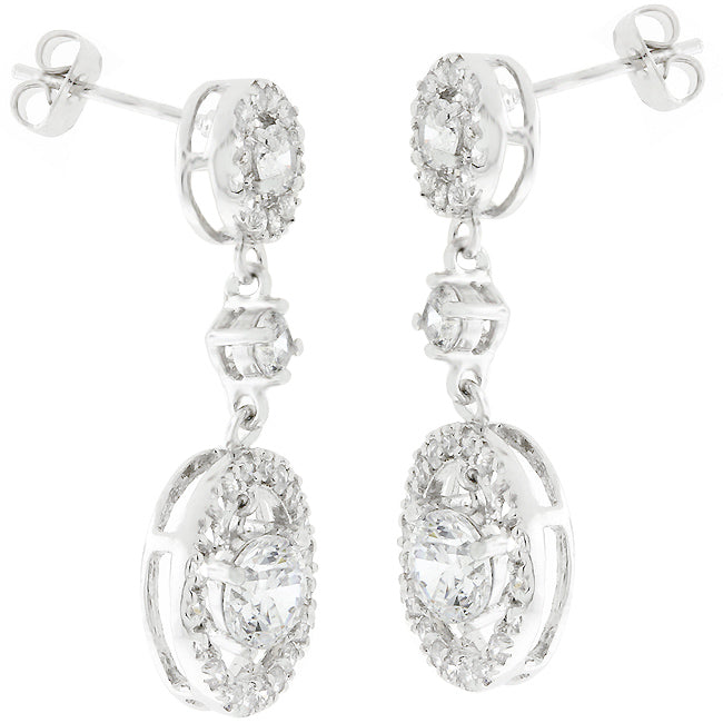 Refined Glow Classic Line Dew Drop Earrings - Friggin Jewelry Fashion