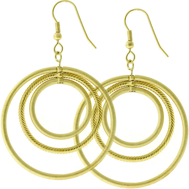Polished Edge Timeless Edit Golden Illusion Hoop Earrings - Friggin Jewelry Fashion