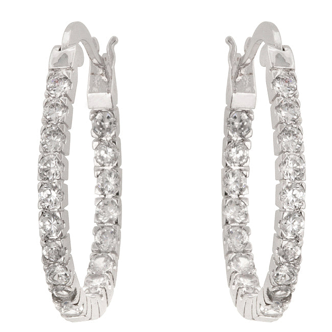 Irresistible Whisper Signature Edit Inside-Out Hoop Earrings - Friggin Jewelry Fashion