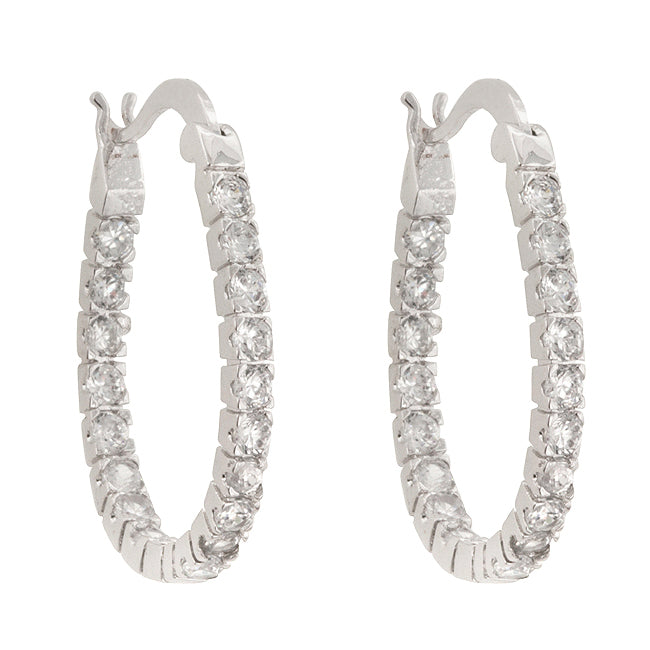 Irresistible Whisper Signature Edit Inside-Out Hoop Earrings - Friggin Jewelry Fashion