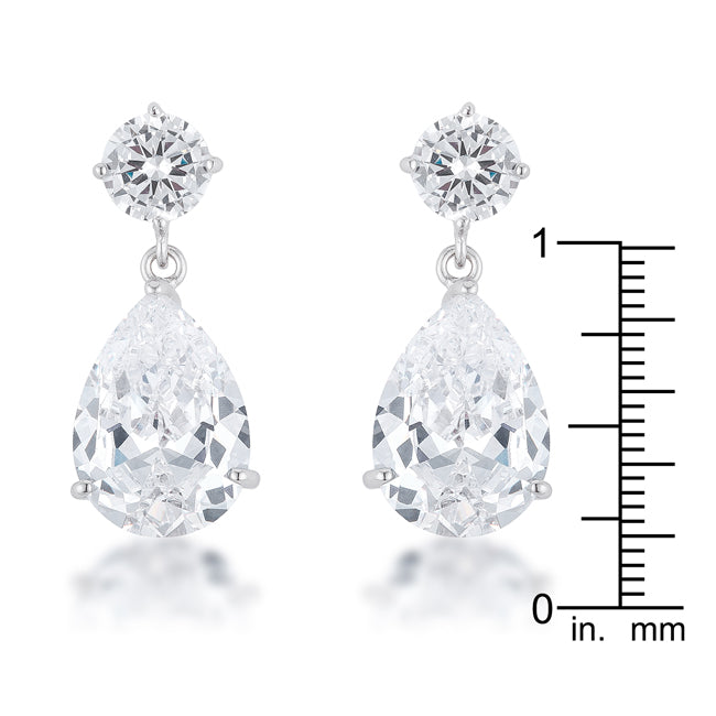 Sculpted Form Modern Edit Shimmering CZ Earrings - Friggin Jewelry Fashion