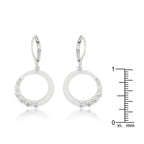 Gilded Temptress Bold Edit Graduated Cubic Zirconia Circle Earrings - Friggin Jewelry Fashion