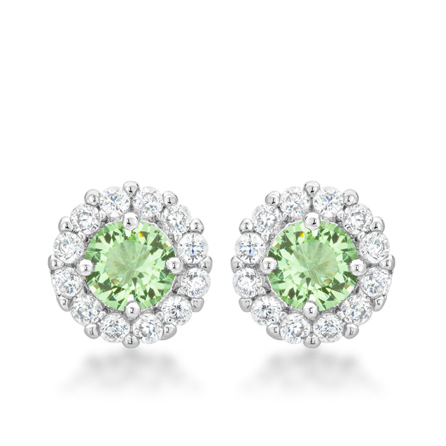 Little Luxuries Signature Edit Bella Bridal Earrings in Peridot - Friggin Jewelry Fashion
