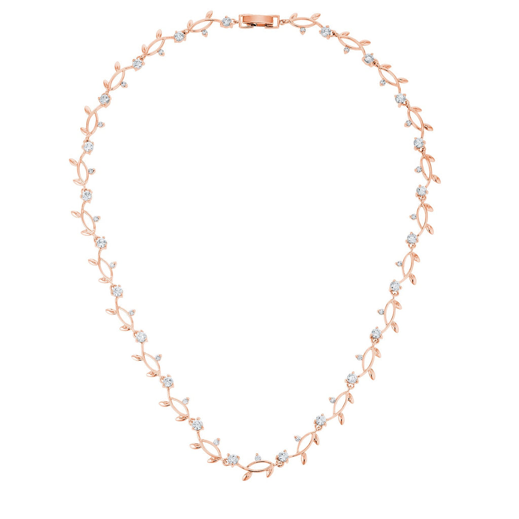 Timeless Spark Heritage Edit Rose Gold Tone Vineyard Necklace - Friggin Jewelry Fashion