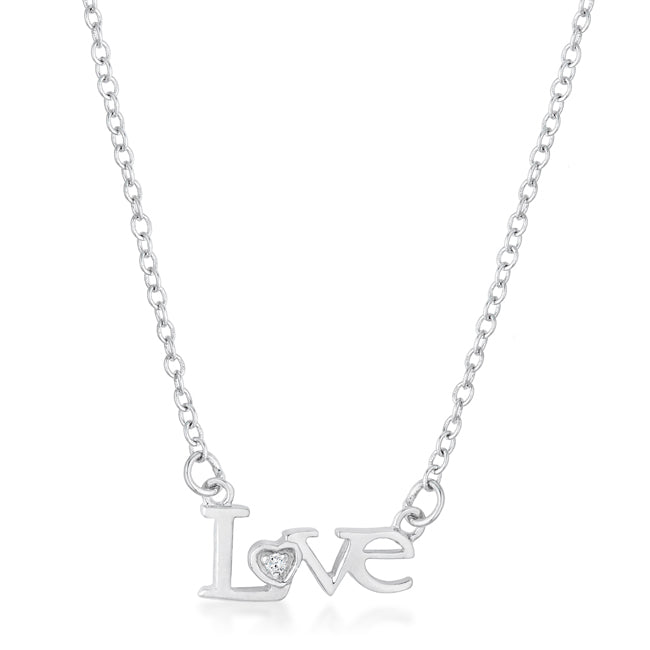 Golden Legacy Studio Icon Love Script Necklace - Friggin Jewelry Fashion