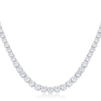 Fresh Spark Signature Icon Graduated Cubic Zirconia Necklace - Friggin Jewelry Fashion