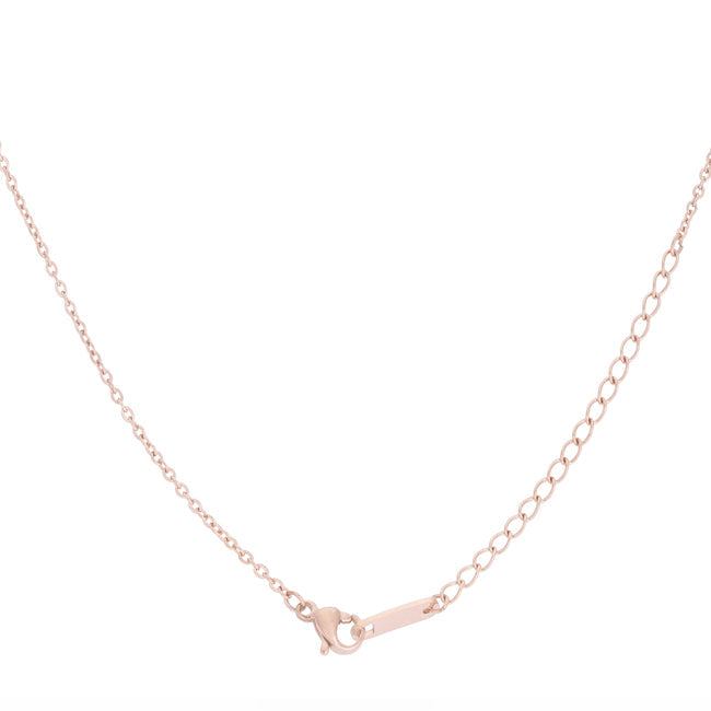 Playful Form Heritage Edit Arianna Rose Gold Stainless Steel Arrow Necklace - Friggin Jewelry Fashion