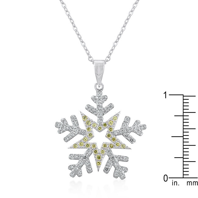 Gilded Temptress Bold Edit Pave Snowflake Pendant - Friggin Jewelry - Friggin Jewelry Fashion