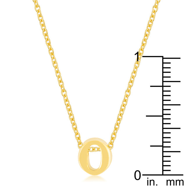 Twilight Drama Studio Edit Golden Initial O Pendant - Friggin Jewelry Fashion