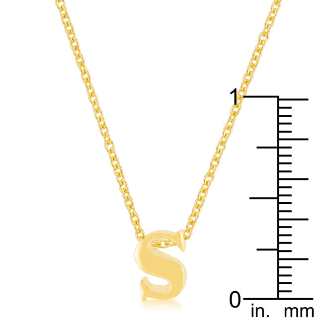 Twilight Drama Icon Series Golden Initial S Pendant - Friggin Jewelry Fashion