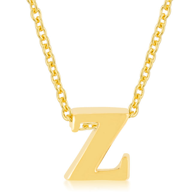 Playful Form Heritage Edit Golden Initial Z Pendant - Friggin Jewelry Fashion