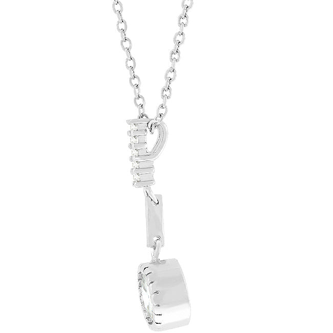 Timeless Icon Legacy Line Clear Drop Pendant - Friggin Jewelry Fashion