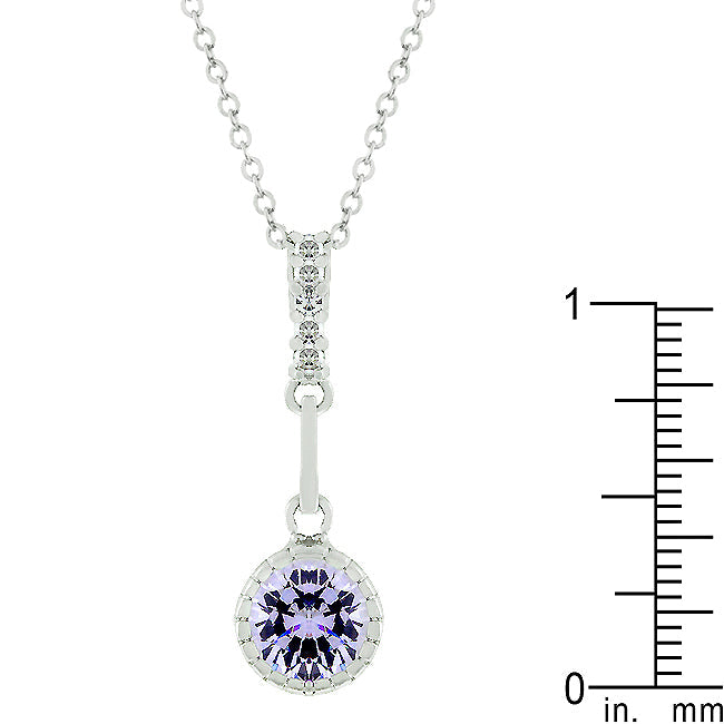 Sovereign Edge Modern Edit Lavender Drop Pendant - Friggin Jewelry Fashion