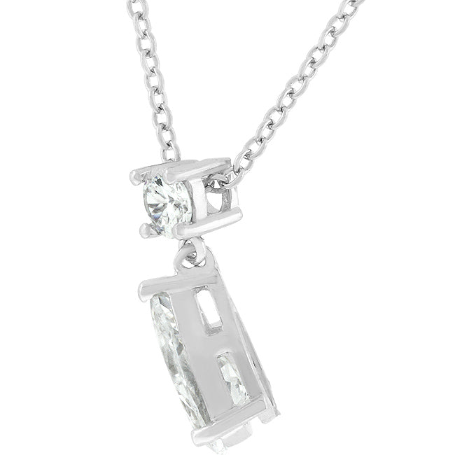 Twilight Drama Studio Edit Chandelier Pear Cubic Zirconia Pendant - Friggin Jewelry Fashion