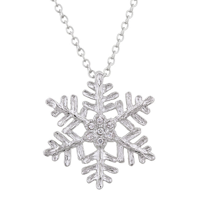 Proper Spark Everyday Icon Large Snowflake Pendant - Friggin Jewelry Fashion Winter
