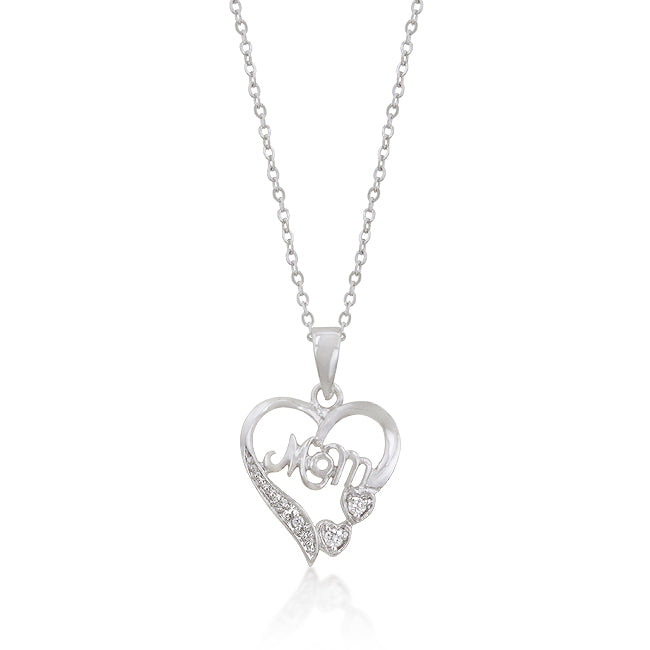 Couture Spark Refined Edit #1 Mom Heart Pendant - Friggin Jewelry Fashion