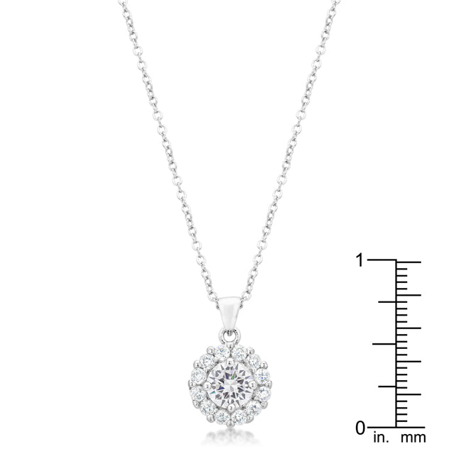 Modern Spark Heritage Edit Bella Bridal Pendant in Clear - Friggin Jewelry Fashion