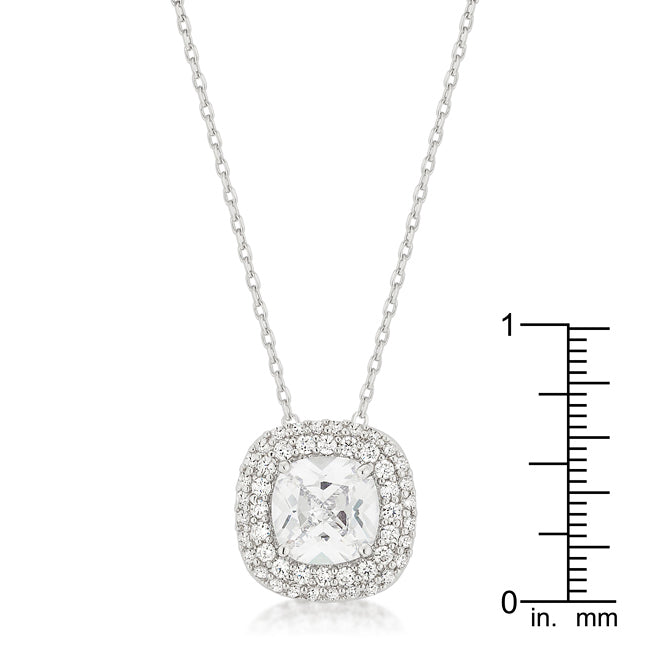 Lustrous Glow Signature Edit Pave Halo Pendant - Friggin Jewelry Fashion