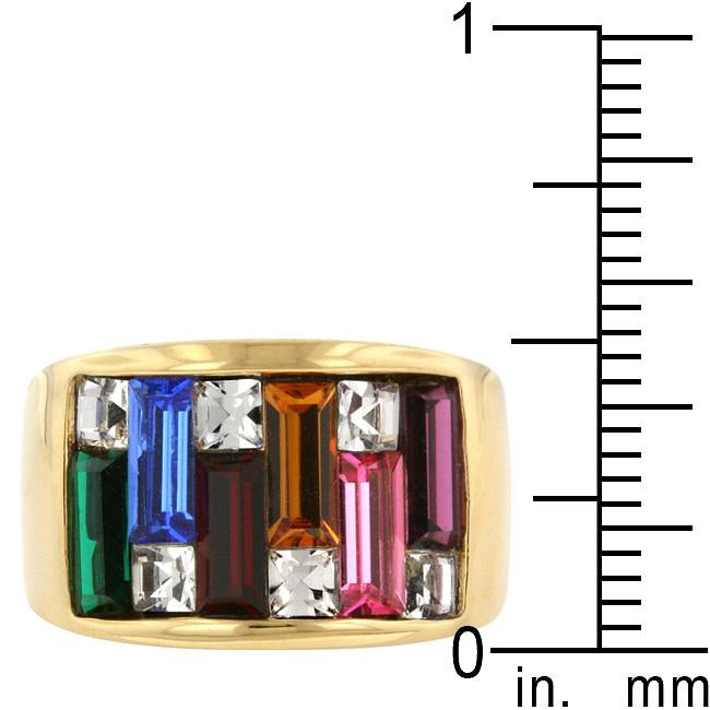 Sleek Spark Polished Line Summer Bazaar Ring - Friggin Jewelry Fashion