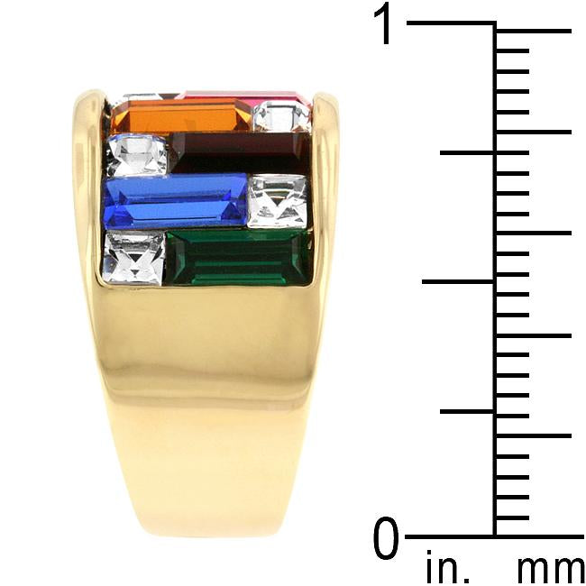 Sleek Spark Polished Line Summer Bazaar Ring - Friggin Jewelry Fashion