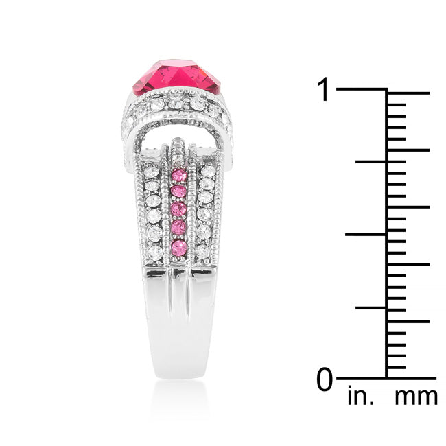 Gilded Temptress Bold Edit Ovaline Pink Ring - Friggin Jewelry Fashion