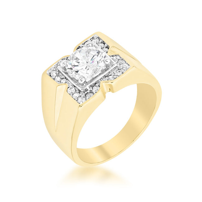 Proper Classic Everyday Edit Golden Star Mens Ring - Friggin Jewelry Fashion