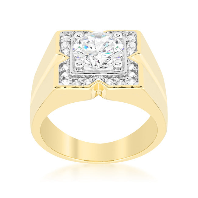 Proper Classic Everyday Edit Golden Star Mens Ring - Friggin Jewelry Fashion