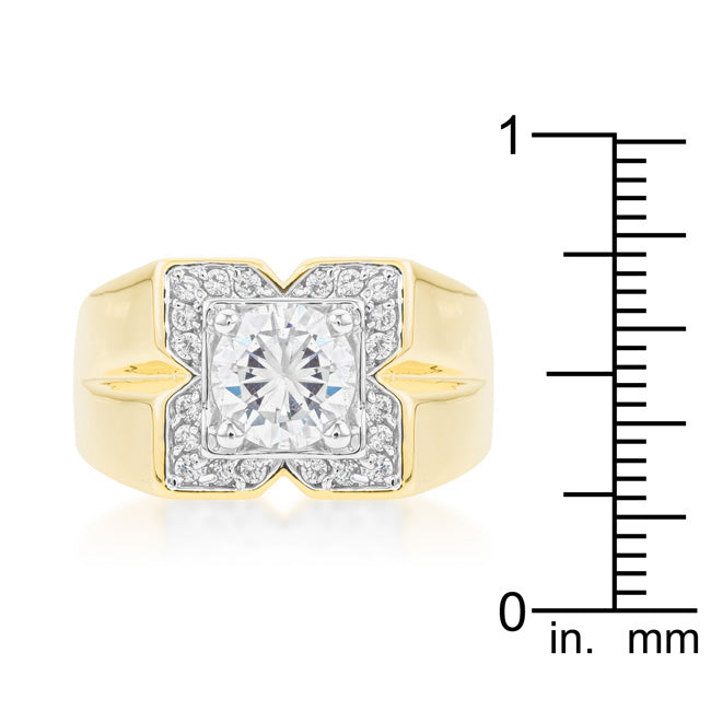 Proper Classic Everyday Edit Golden Star Mens Ring - Friggin Jewelry Fashion