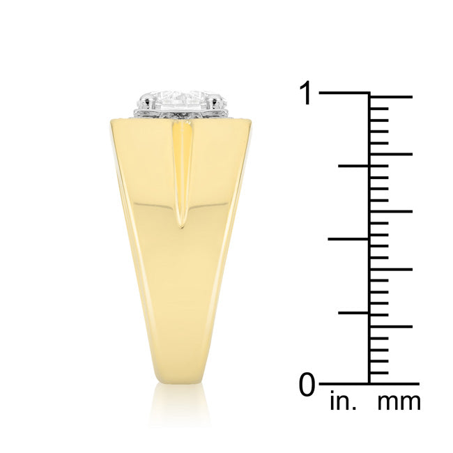 Proper Classic Everyday Edit Golden Star Mens Ring - Friggin Jewelry Fashion
