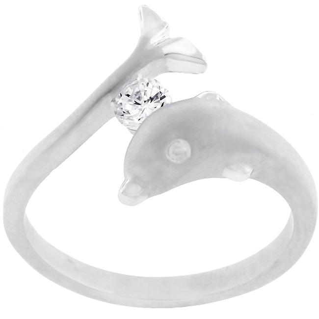 Modern Spark Heritage Edit Tension Set Dolphin Ring - Friggin Jewelry Fashion