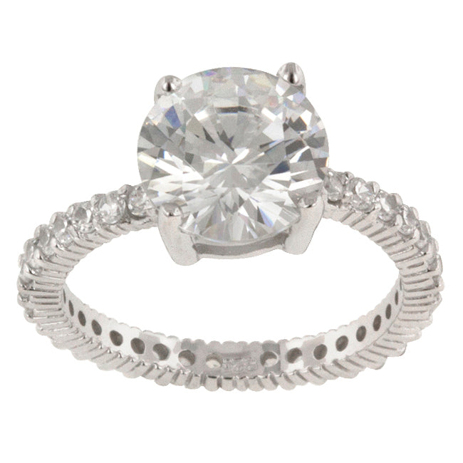 Dazzling Edge Timeless Series Queen Anne Clear Ring - Friggin Jewelry Fashion