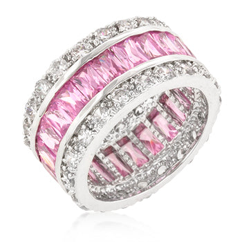 Gallery Form Heritage Edit Triple Row Pink Eternity Ring - Friggin Jewelry Fashion