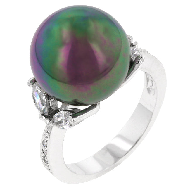 Signature Whisper Sleek Line Tahitian Princess Ring - Friggin Jewelry Fashion