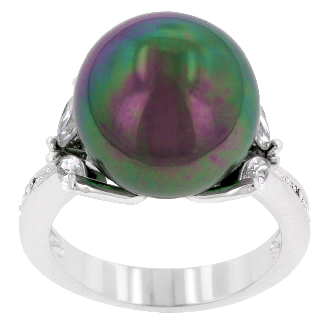 Signature Whisper Sleek Line Tahitian Princess Ring - Friggin Jewelry Fashion