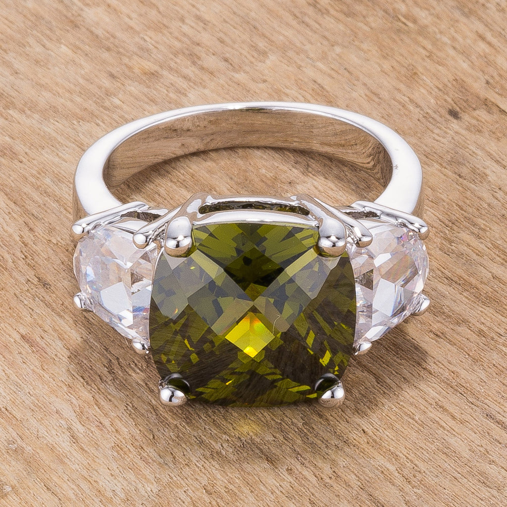 Refined Obsession Modern Edit Olive Triplet Ring - Friggin Jewelry Fashion