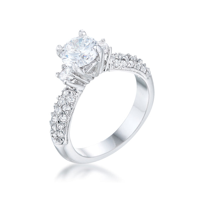 Starborn Icon Modern Line Classic Pave Bridal Ring - Friggin Jewelry Fashion
