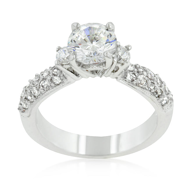 Starborn Icon Modern Line Classic Pave Bridal Ring - Friggin Jewelry Fashion