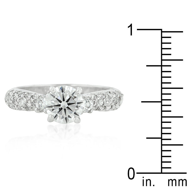Starborn Icon Modern Line Classic Pave Bridal Ring - Friggin Jewelry Fashion