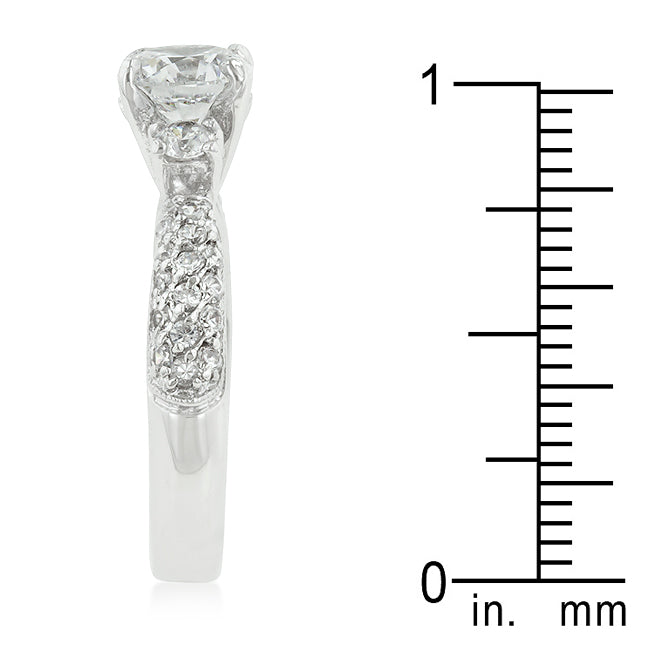 Starborn Icon Modern Line Classic Pave Bridal Ring - Friggin Jewelry Fashion