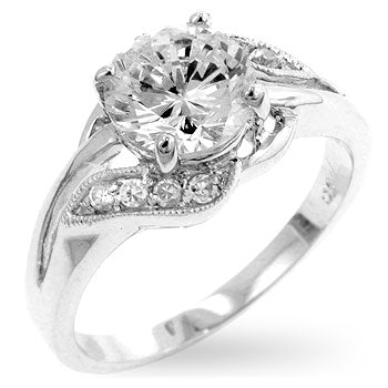 Bright Spark Confident Edit Elegant Engagement Ring - Friggin Jewelry Fashion