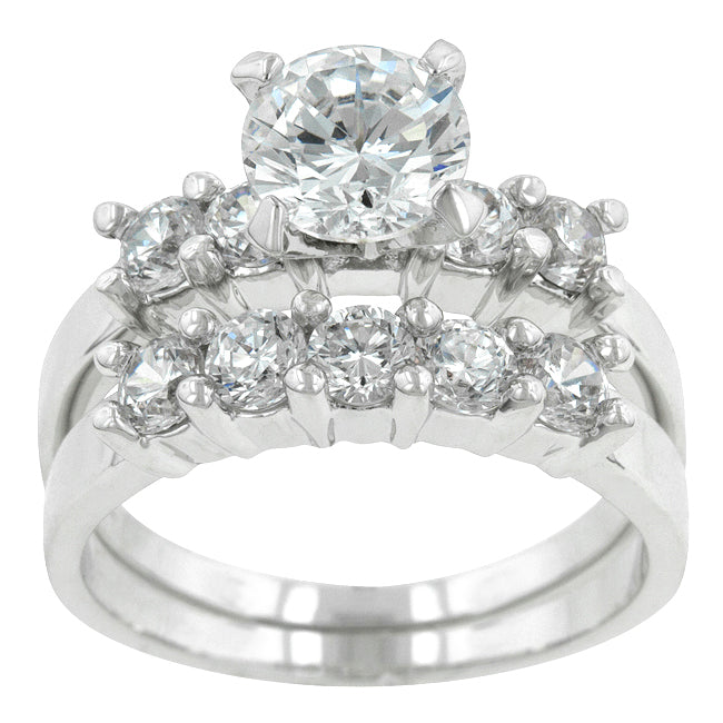 Smart Detail Bold Line Classic Wedding Set - Friggin Jewelry Fashion