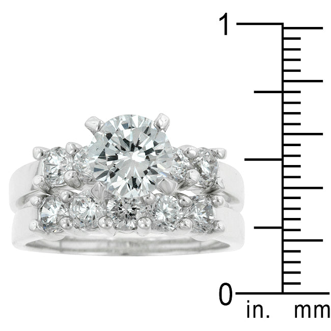 Smart Detail Bold Line Classic Wedding Set - Friggin Jewelry Fashion