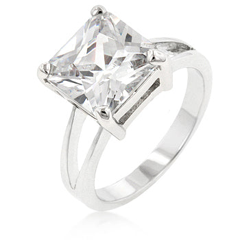 Timeless Edge Classic Series Cubic Zirconia Gypsy Ring - Friggin Jewelry Fashion