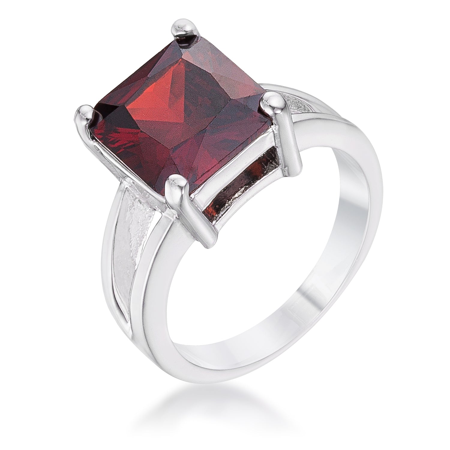 Runway Whisper Contemporary Line Garnet Gypsy Ring - Friggin Jewelry Fashion
