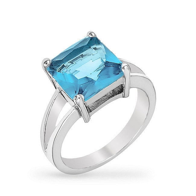 Radiant Spark Desired Edit Aqua Gypsy Ring - Friggin Jewelry Fashion