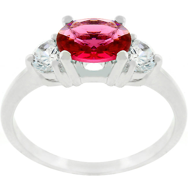 Golden Legacy Studio Icon Oval Quartet Cubic Zirconia Ring - Friggin Jewelry Fashion