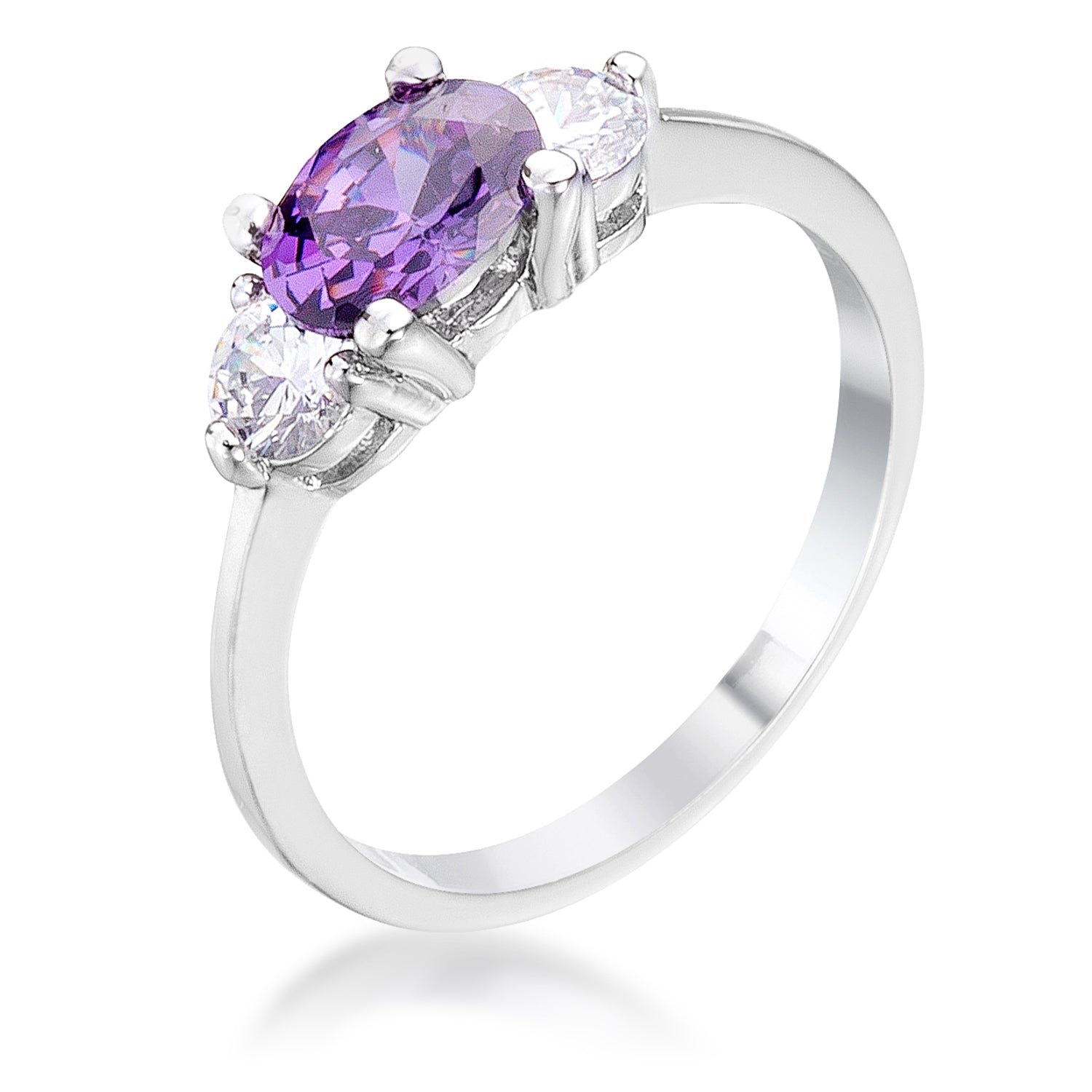 Cheeky Spark Heritage Line Oval Sonnet Cubic Zirconia Ring - Friggin Jewelry Fashion