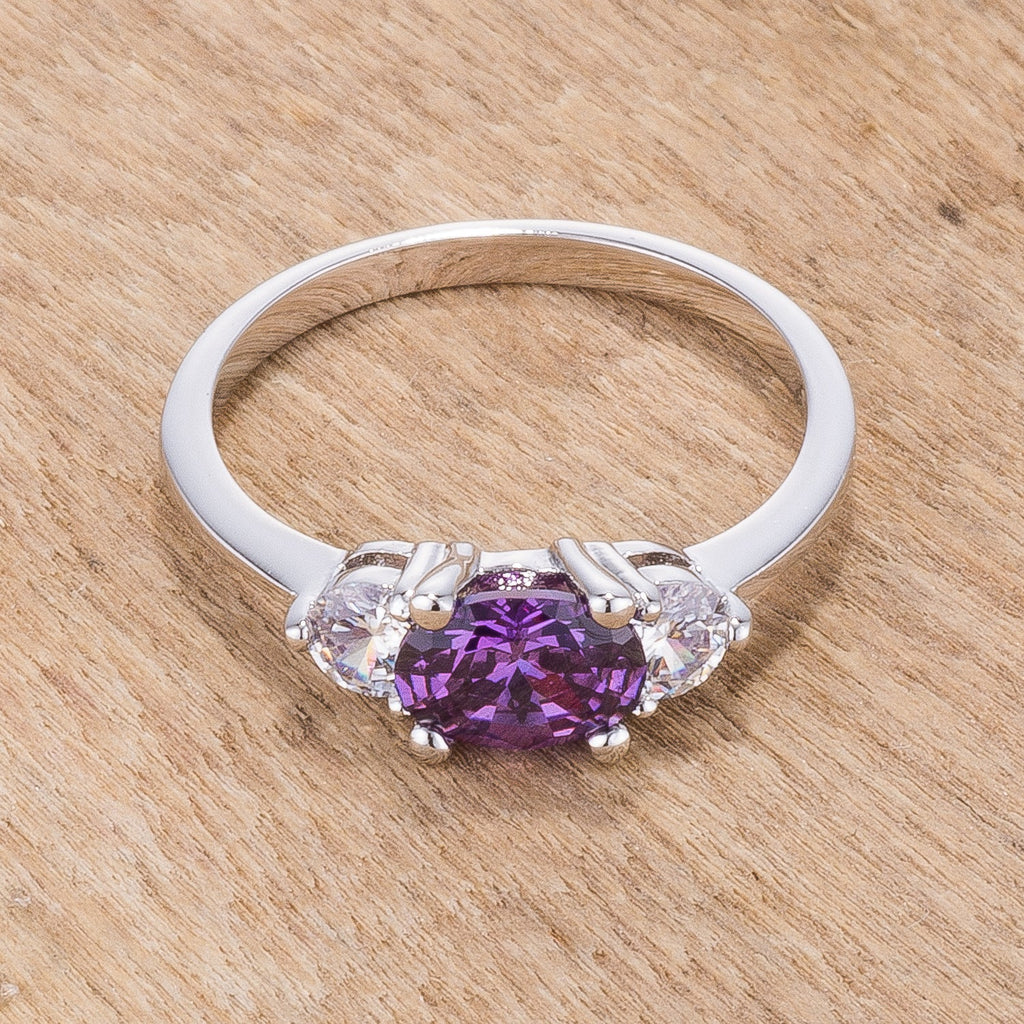 Cheeky Spark Heritage Line Oval Sonnet Cubic Zirconia Ring - Friggin Jewelry Fashion