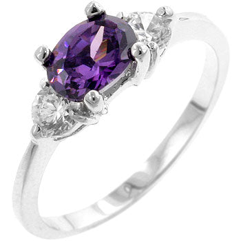 Cheeky Spark Heritage Line Oval Sonnet Cubic Zirconia Ring - Friggin Jewelry Fashion